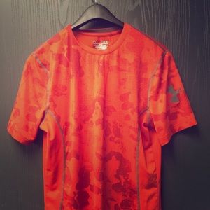 Orange sunset Armour Fitted Tee