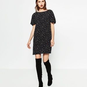 Zara Dresses - Zara black & white star print dress Zara Dresses - Zara black & white star print dress
