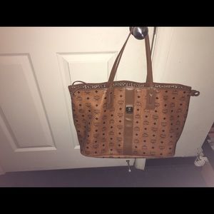 **SOLD** MCM "Liz" Reversible Tote Large