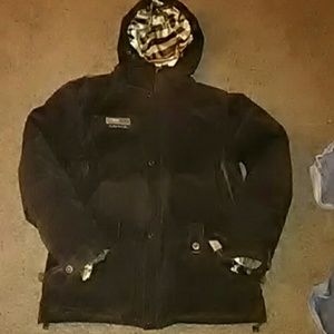 *RARE*Cappel or Capp3l suede ski coat.