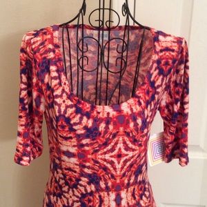 Beautiful Tie Dye LuLaRoe Nicole Dress