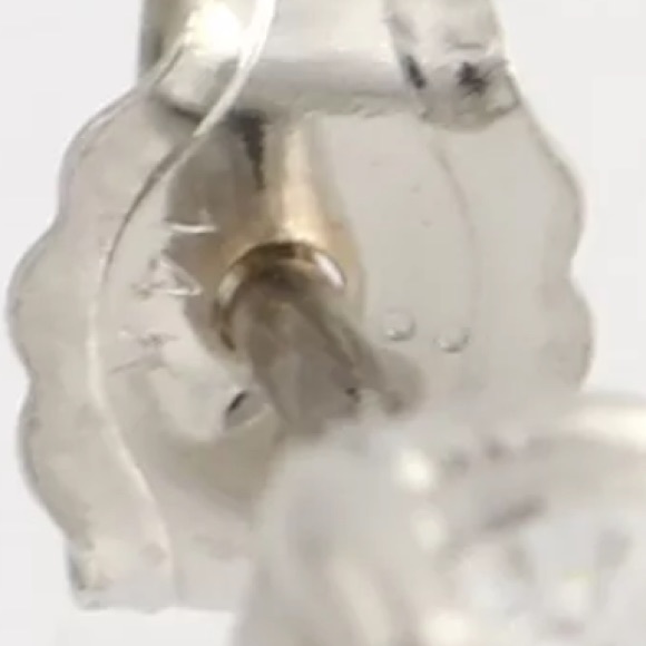 💎 1/3CT NATURAL Diamond 14K White Gold Studs - Picture 8 of 8