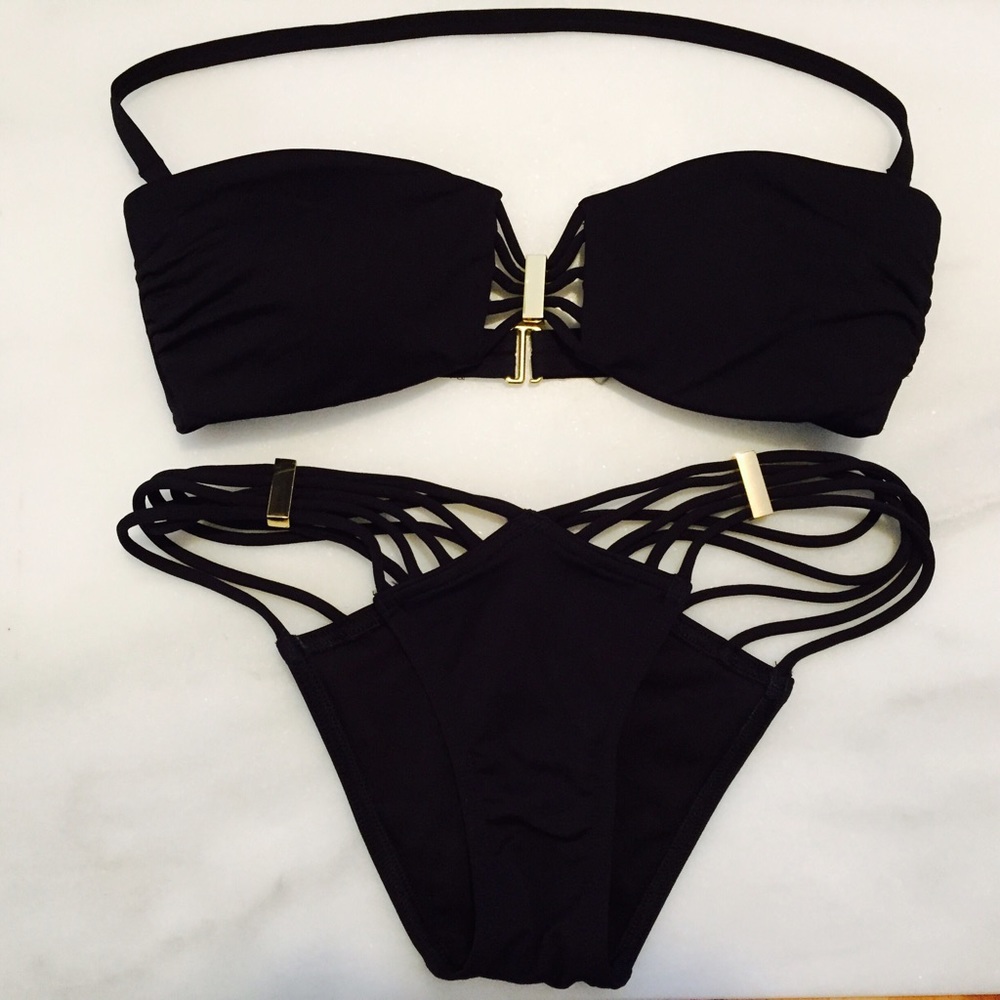 SET Victoria's Secret Limited Edition Black Bikini - Picture 3 of 4