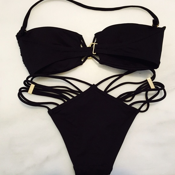 SET Victoria's Secret Limited Edition Black Bikini - Picture 4 of 4