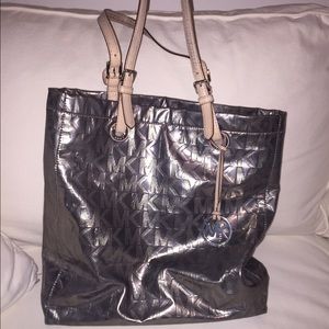 Michael Kors Metalic Purse/Tote