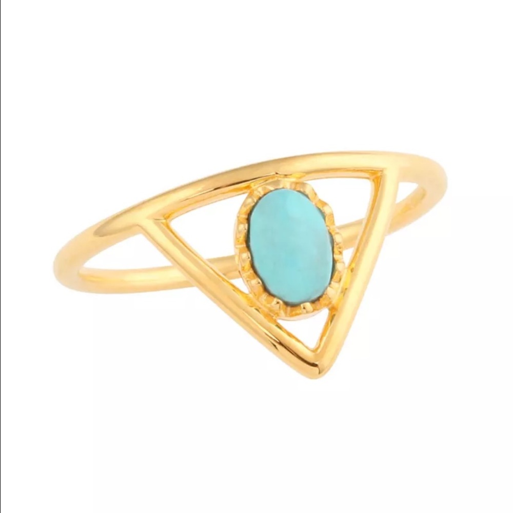 Boho Turquoise  Knuckle Midi Rings 7pcs - Picture 3 of 4