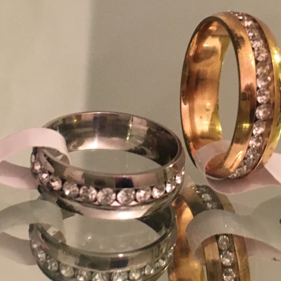 Stainless Steel Band Men Lady 7-11 GOLD/SILVER - Picture 7 of 8