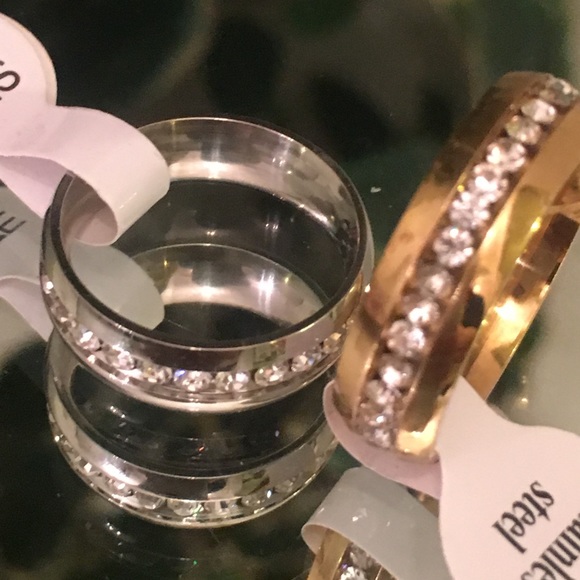 Stainless Steel Band Men Lady 7-11 GOLD/SILVER - Picture 8 of 8