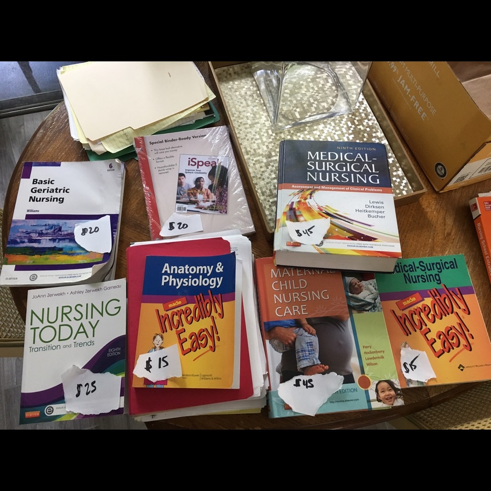 Nursing textbooks