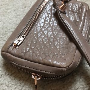 Alexander Wang Fumo wallet with rose gold hardware