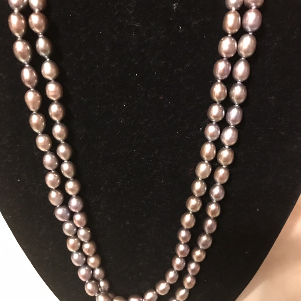 Gray Pearl Necklace🎁