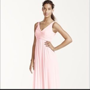 David's bridal, petal pink, beautiful dress