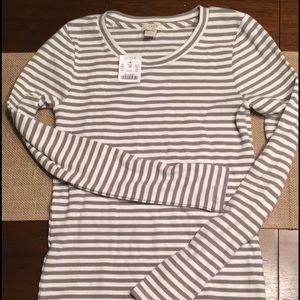 J crew long sleeved top
