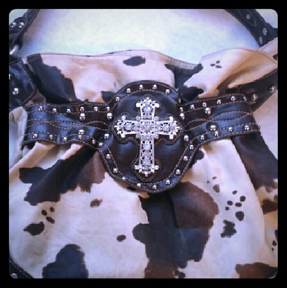 Western style cross handbag