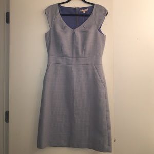 Blue and white Banana Republic dress