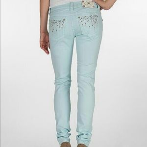 Miss me Icy blue skinny 26x33 NWOT