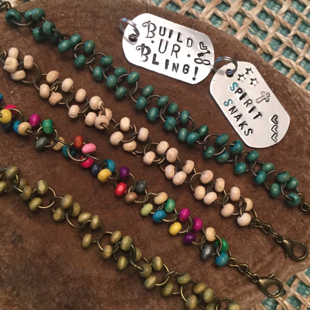 💎Wooden Bracelet Chain💎Build UR Bling💎