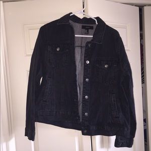 Forever 21 Black Denim Jacket. New without tags