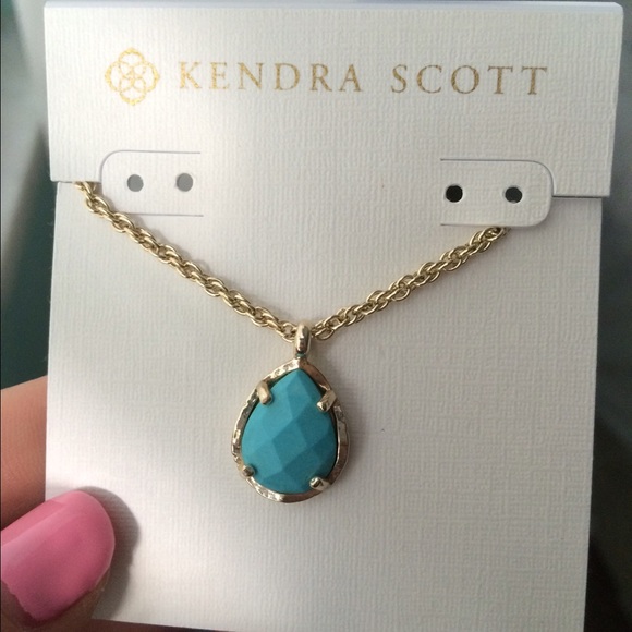 Kendra Scott teal Dee - Picture 1 of 3