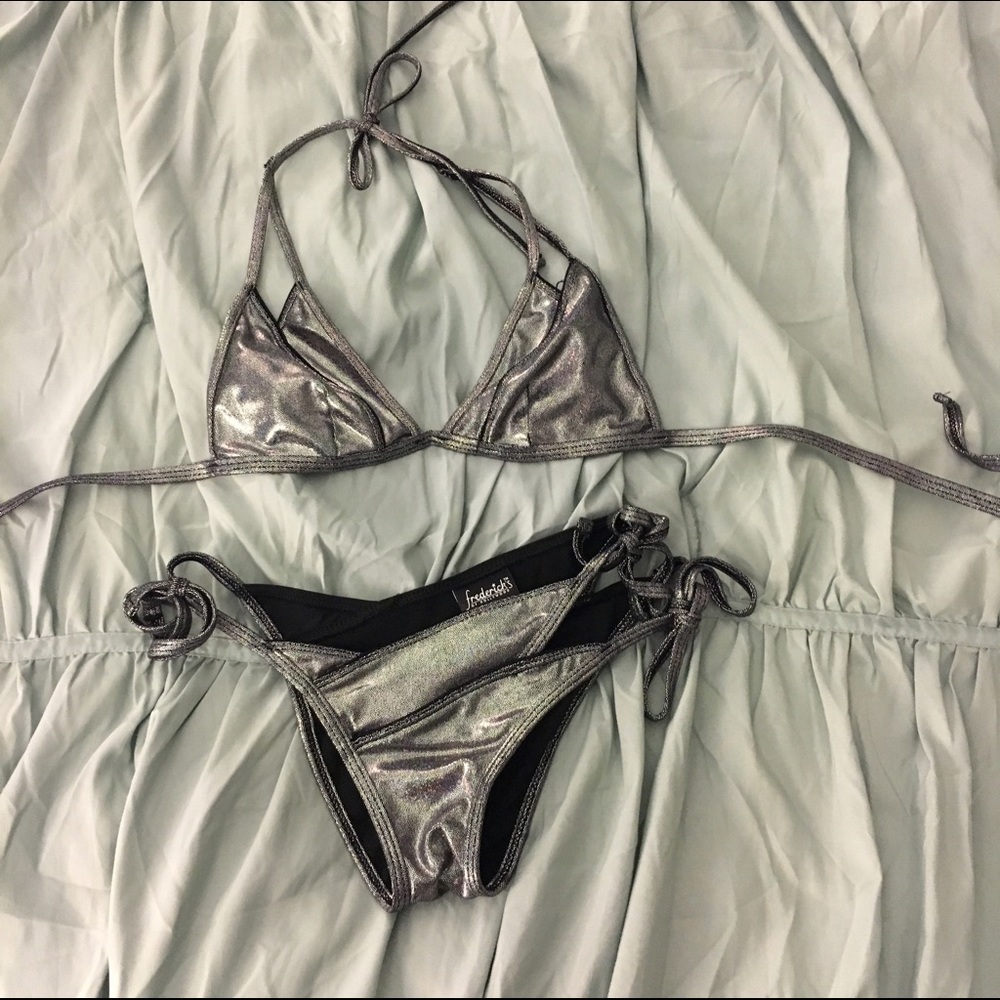 🚫SOLD🚫Glitter Asymmetrical Bikini