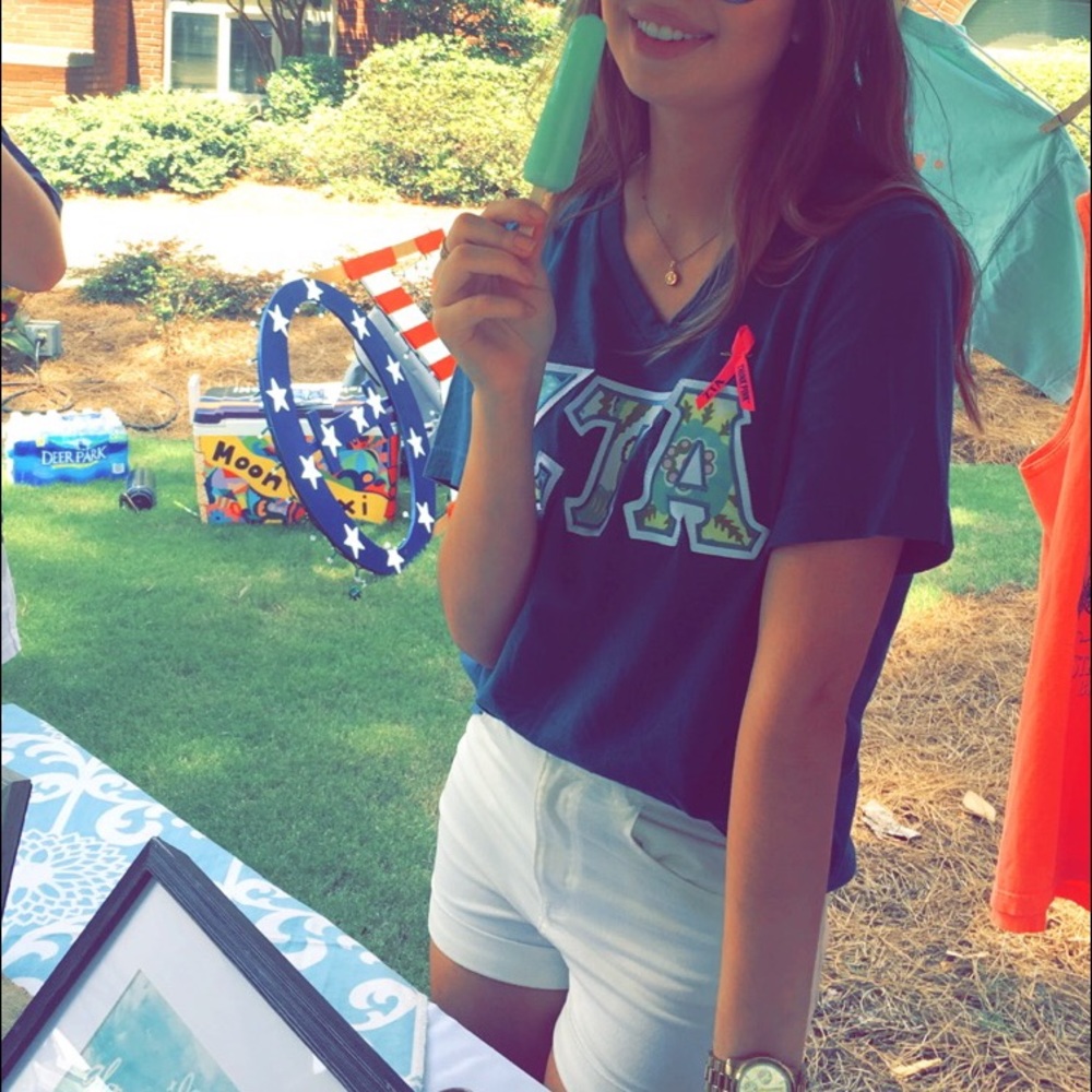 ZTA Teal Stitch Shirt