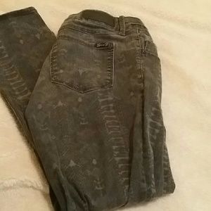 Seven brand Snake print skinny jeans