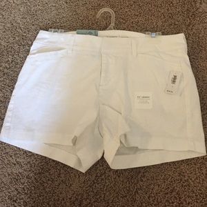 NTW Old Navy white pixie shorts