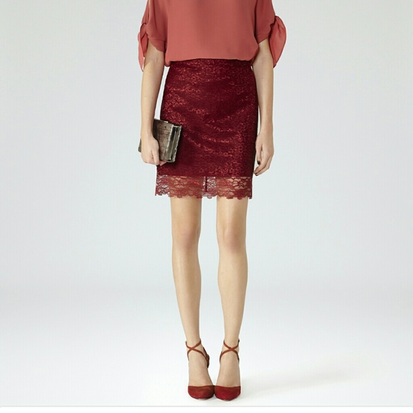 REISS LACE SKIRT - Picture 1 of 4