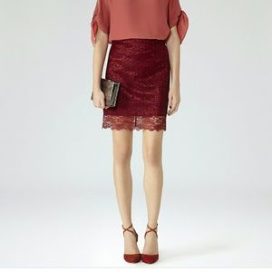 REISS LACE SKIRT
