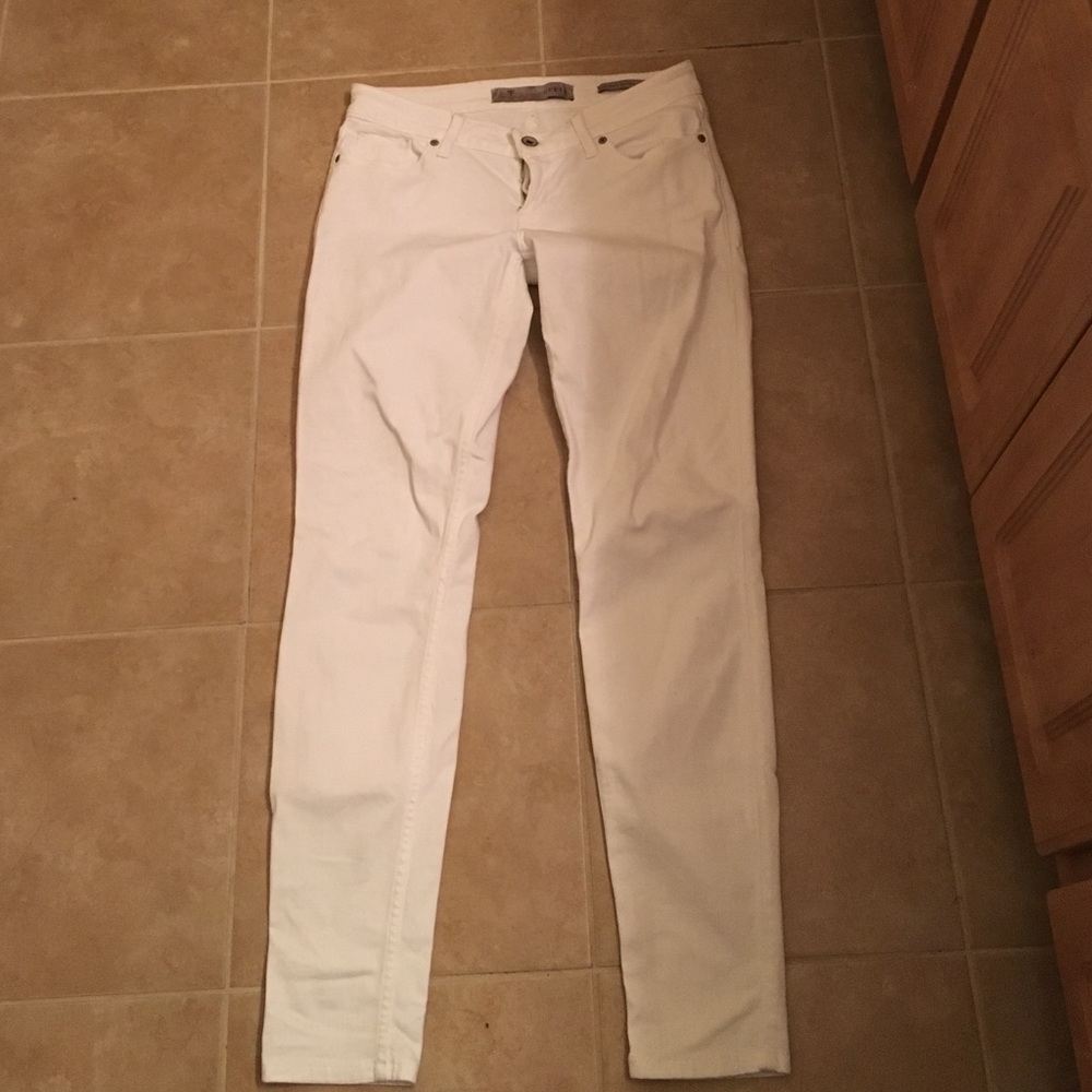 Guess white denim