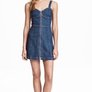 FLASH SALE!!! Denim zipper dress!