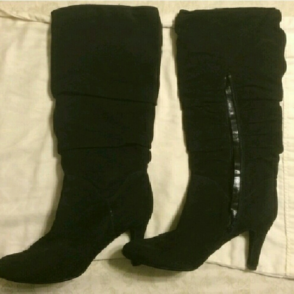 Black Suede Boots
