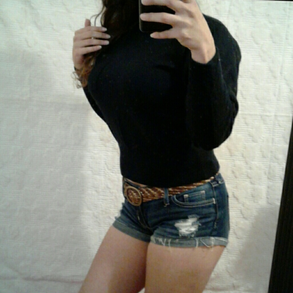 FIRM $ Black Lambswool Sweater