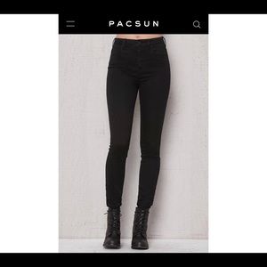 High waisted black skinny jeans!