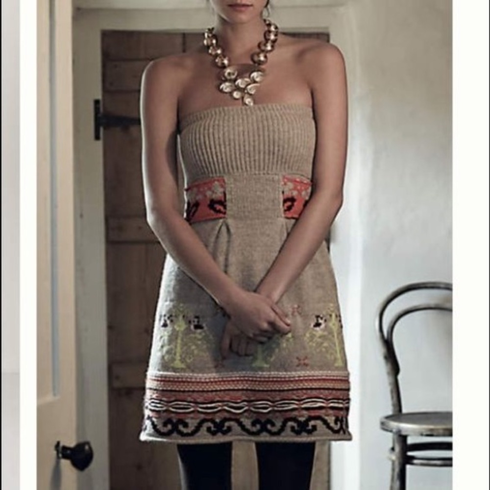 Anthropologie Shetland Sweater Dress