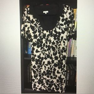 Black and white Shoshanna shift dress