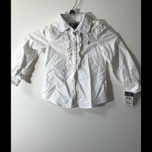 Ralph Lauren Girls Oxford Top