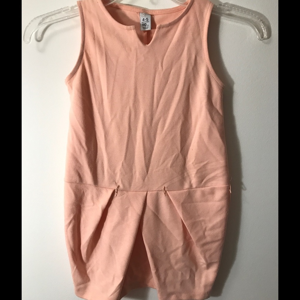 ZARA Girls pleated sheath dress