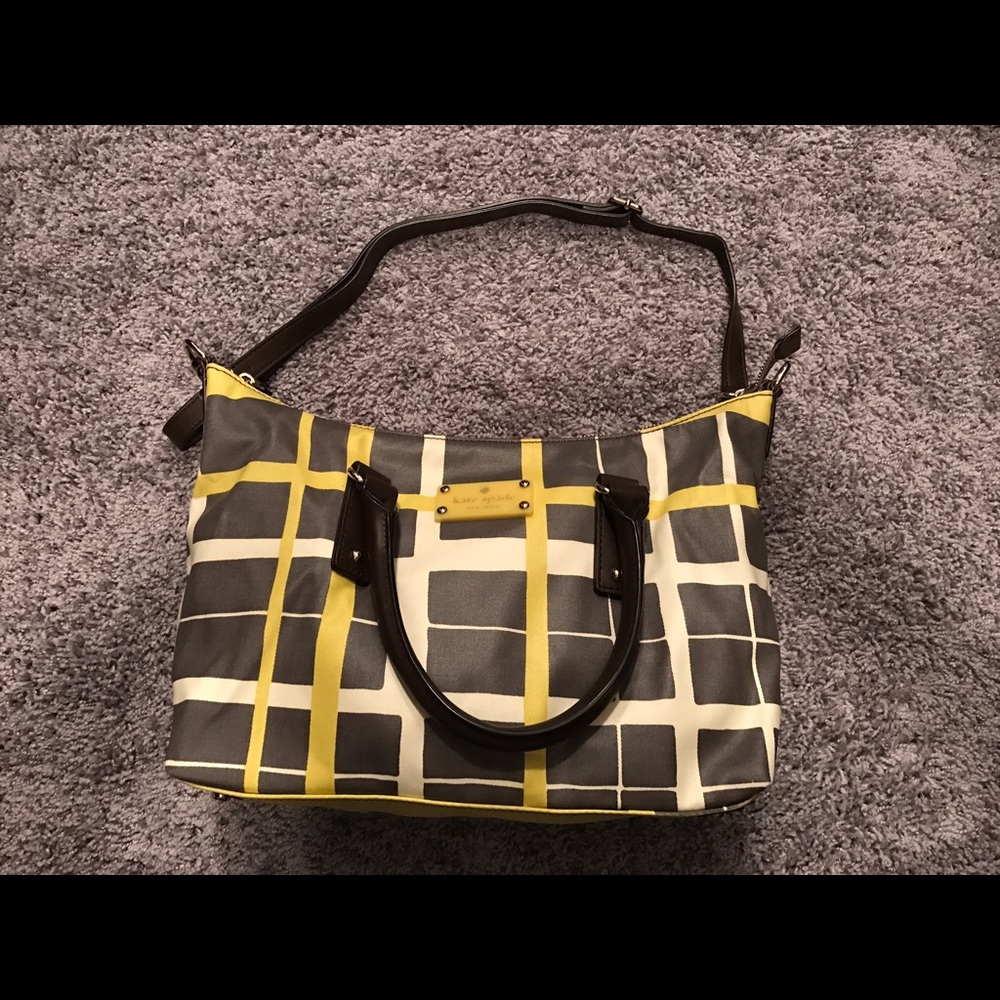 Kate Spade plaid satchel