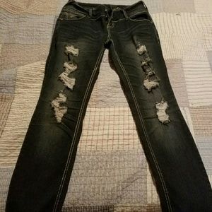 Almost famous ripped skinny jeans