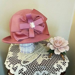 Women's 1940s Style Cloche Flapper Hat