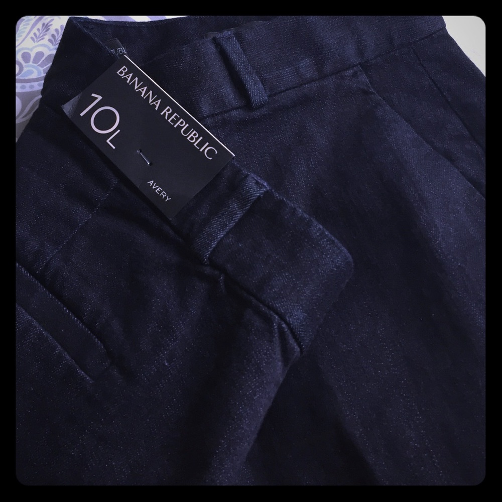 NWT Crop pants, Banana Republic Avery fit