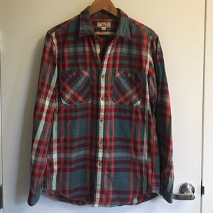 Men's thick cotton button down