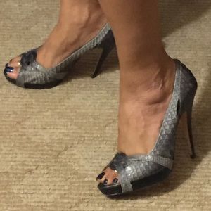 Charles David platform heels.