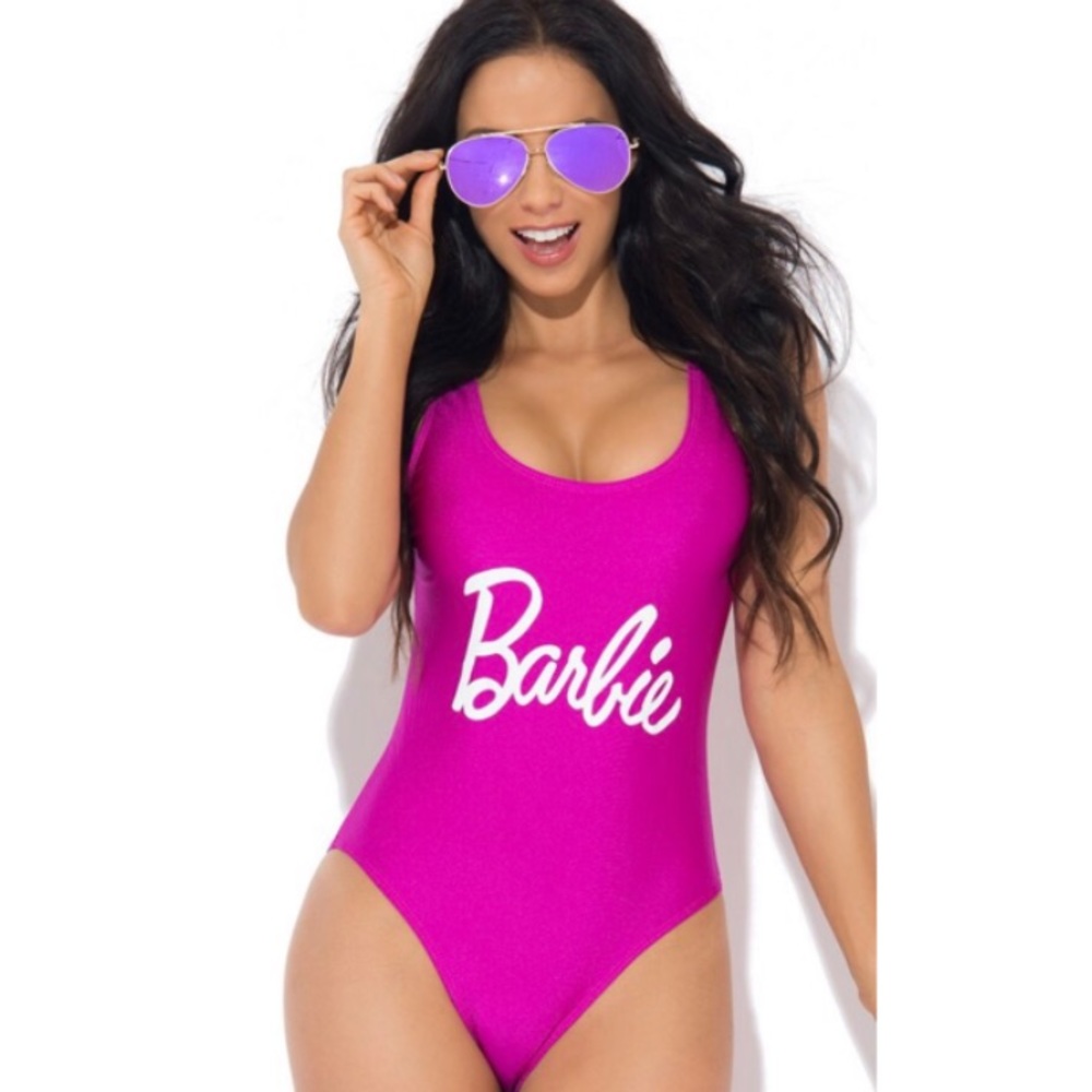 Barbie one piece bathing suit