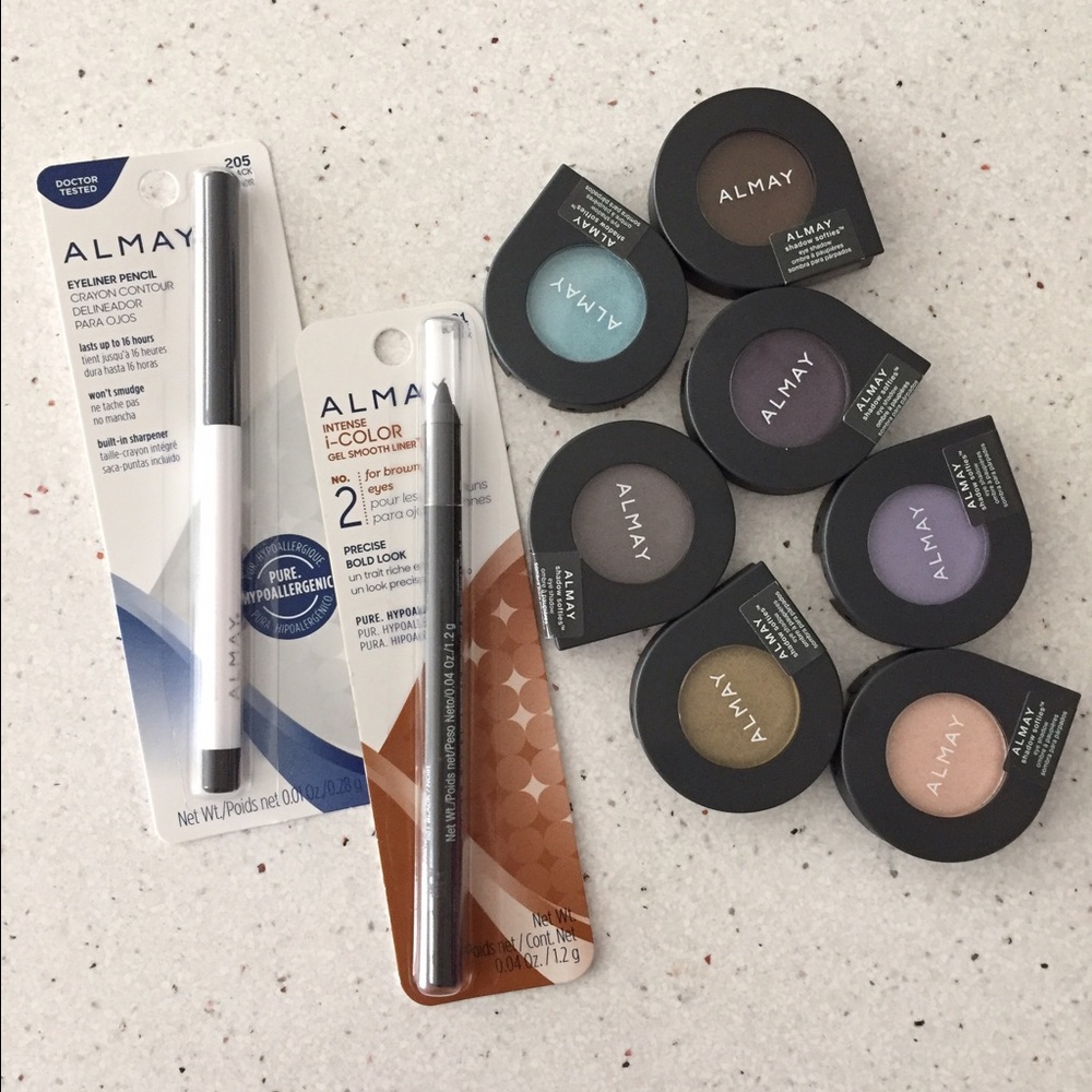 Almay eyeliners and eye shadows