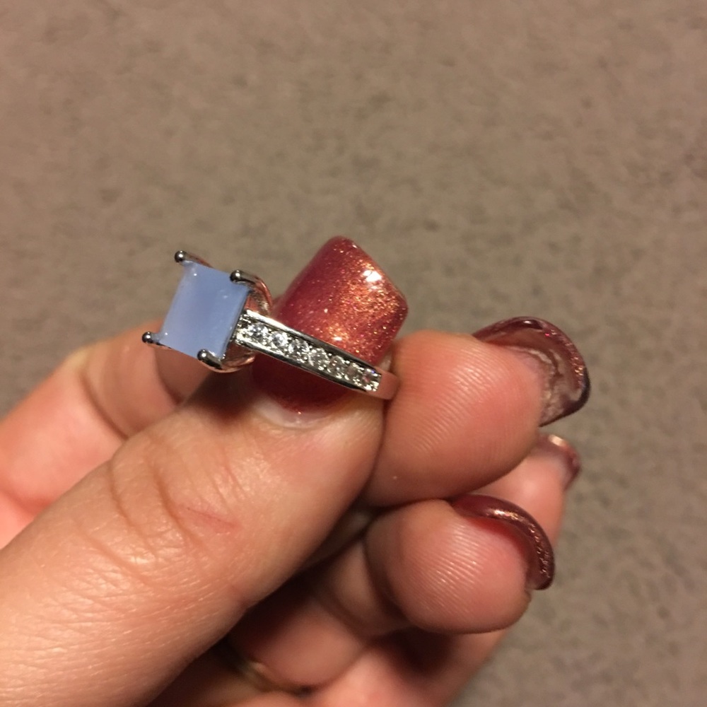 Silver plated ring