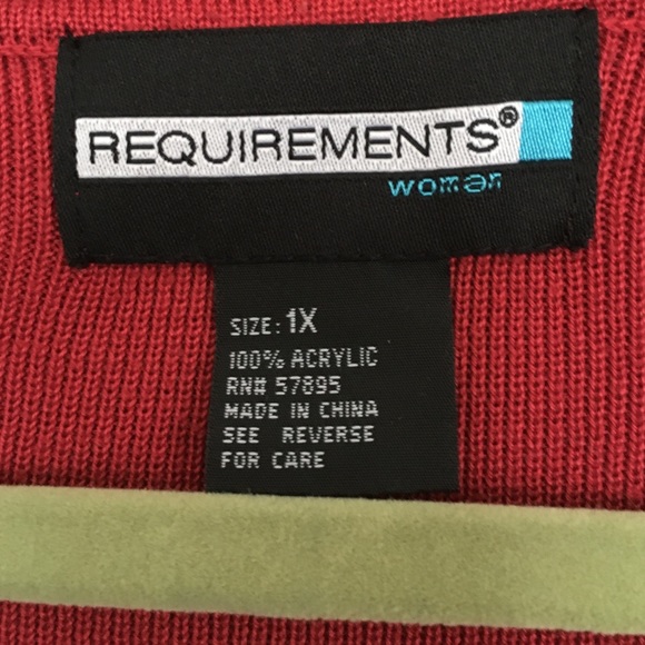 Red Cowl Neck Sweater - Picture 3 of 4