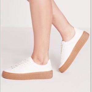 Misguided White puma creeper look alike