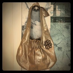 MARC BY MARC JACOBS METALLIC SHOULDER BAG!